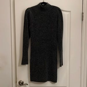 Frame sweater mock neck dress